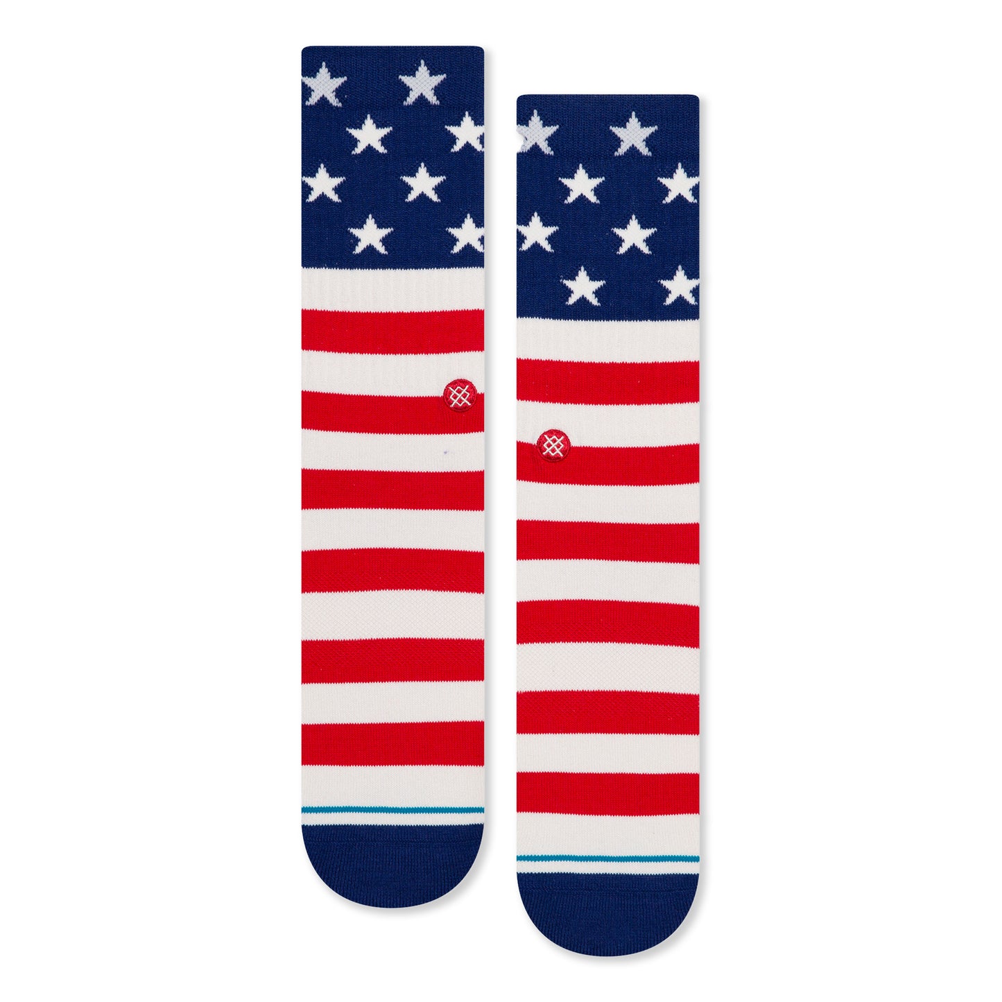 Stance Men's Sock The Fourth ST Crew, Red, Large