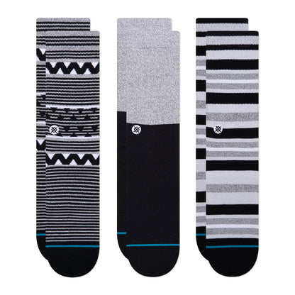 Stance Crew Albie Socks [3 Pack] (Medium)
