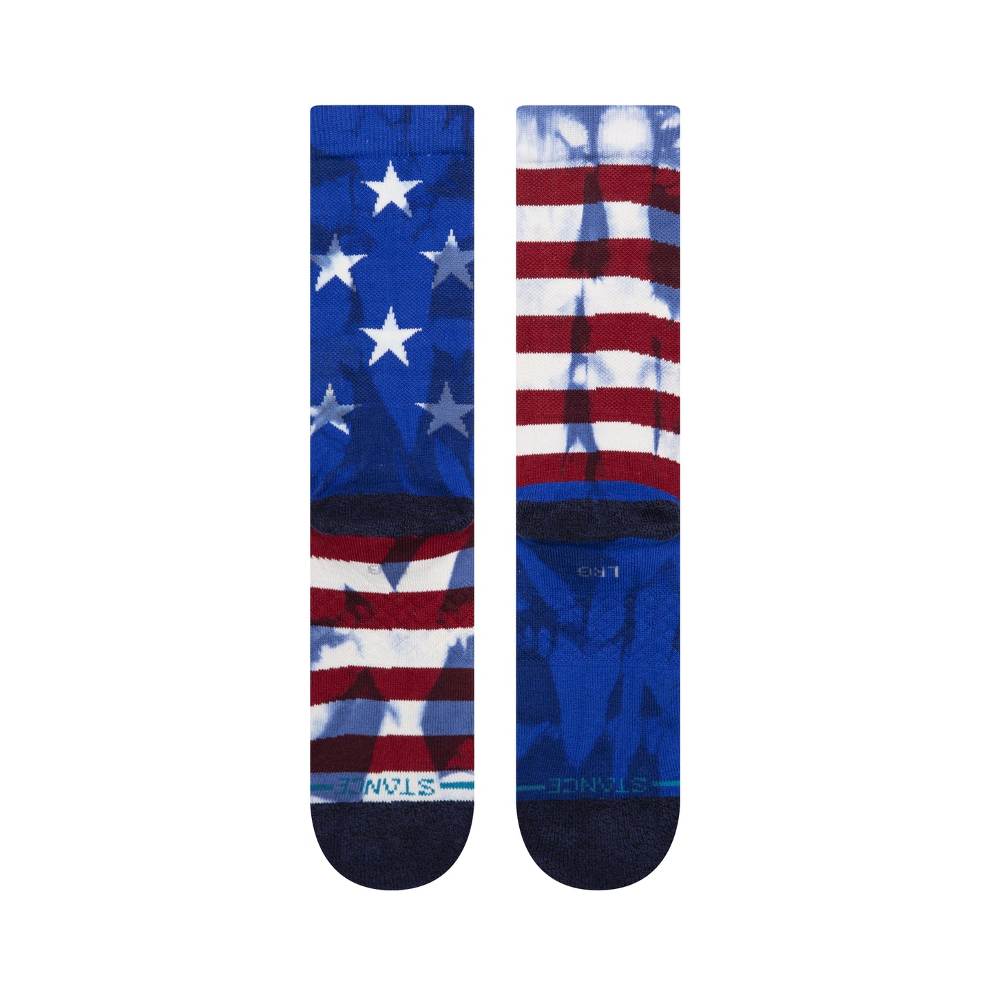 Stance The Banner Crew Socks (Large, Navy)