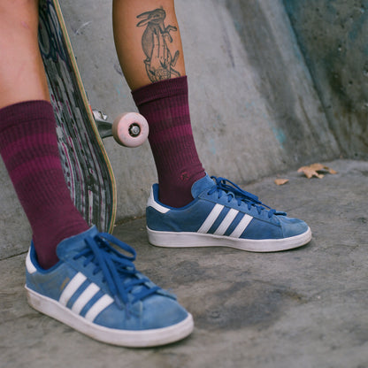 Stance Assurance Crew Socks (Medium, Brown)
