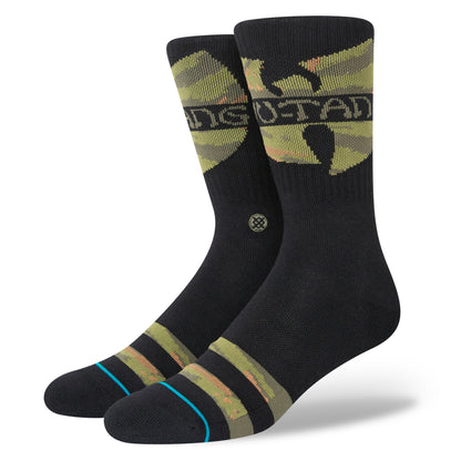Stance Clan In Da Front Crew Socks (Medium, Black)