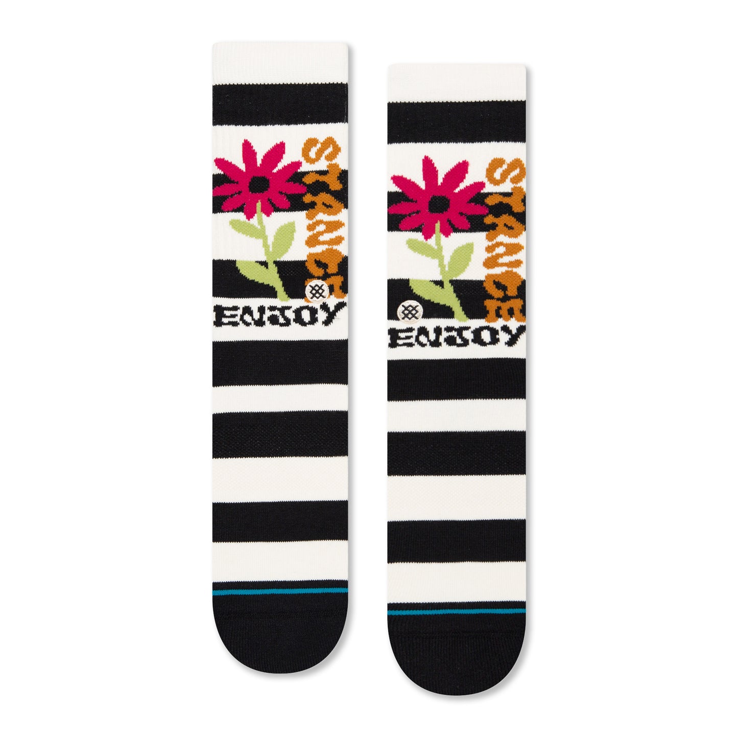 Stance Enjoy Crew Socks (Large, Black)