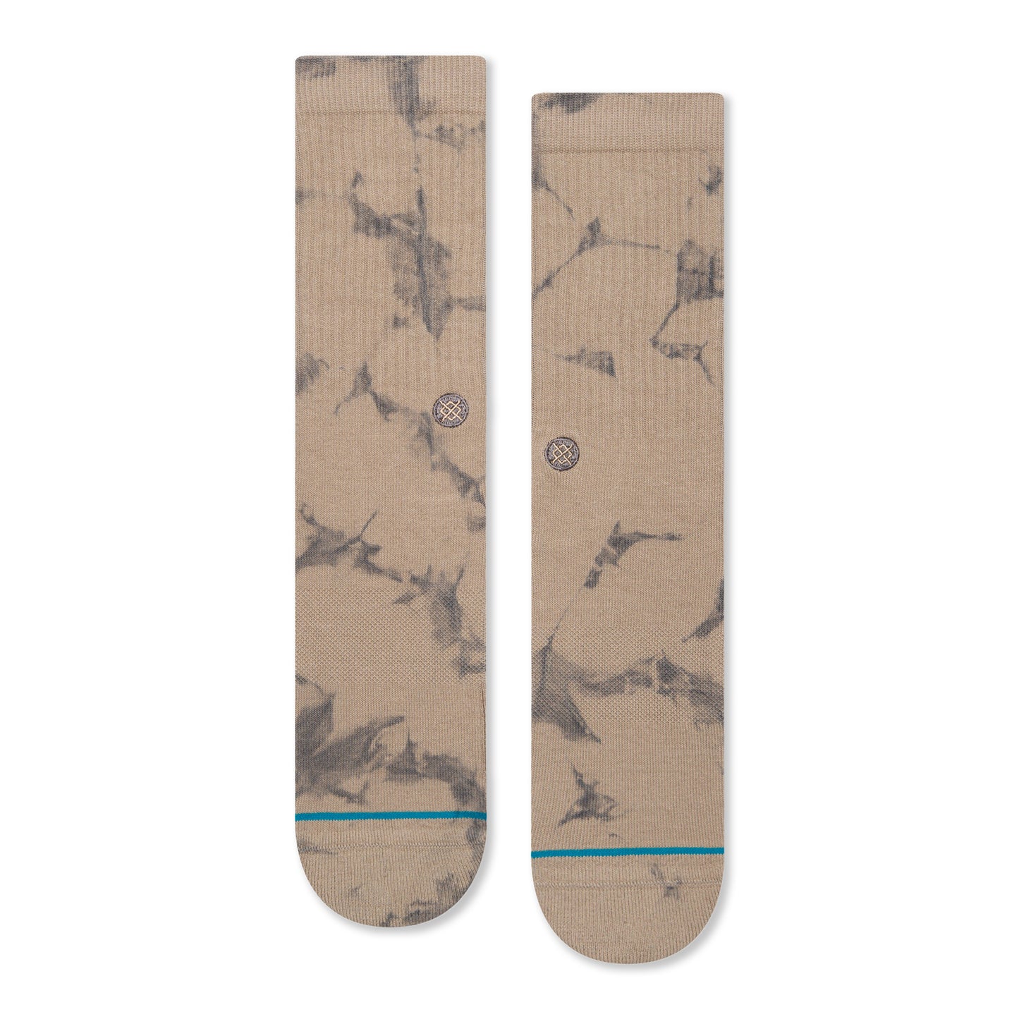 Stance Hue Crew Socks (Medium, Grey)