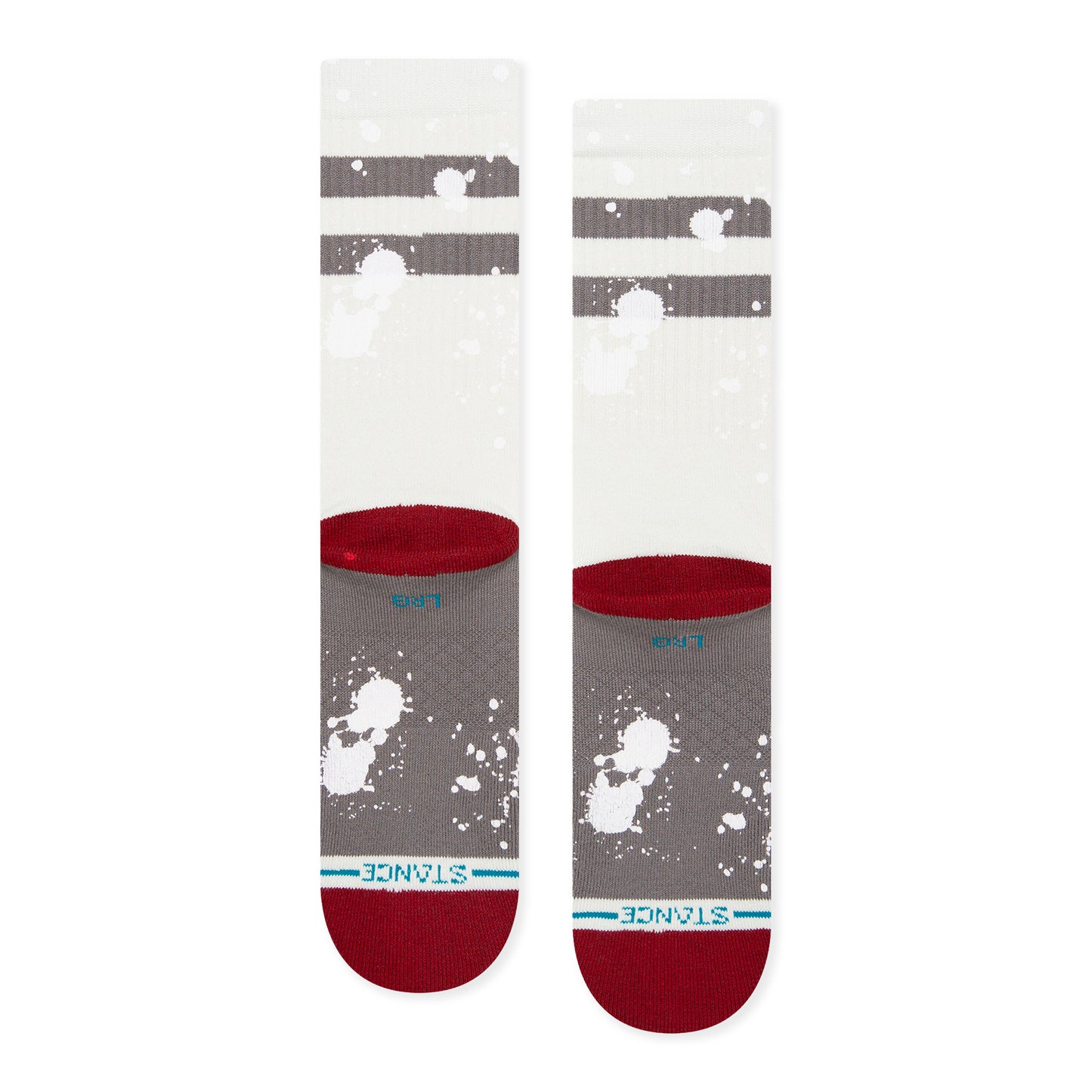 Stance Ishod Custom Crew Socks (Medium, Off White)