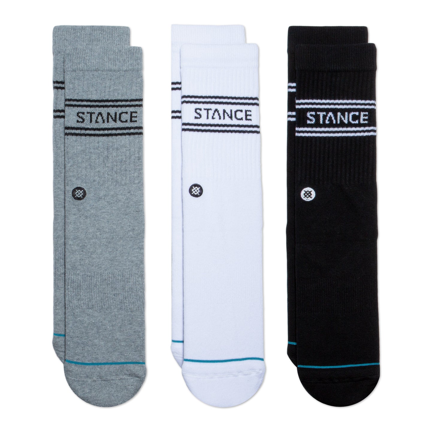 Stance Basic Crew Socks [3 Pack] (Medium)