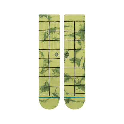 Stance Graphed Crew Socks (Medium, Green)