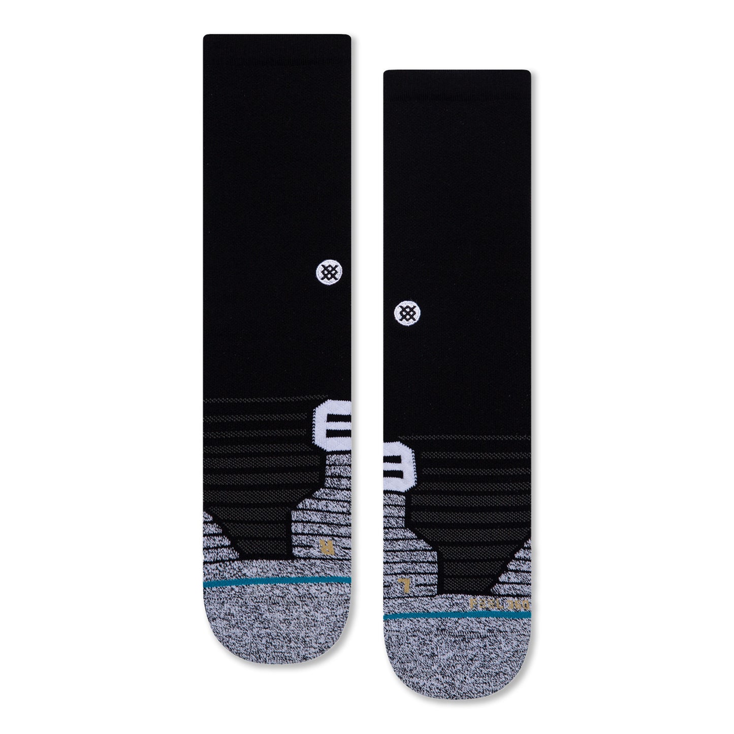 Stance Versa Crew Socks (Medium, Black)