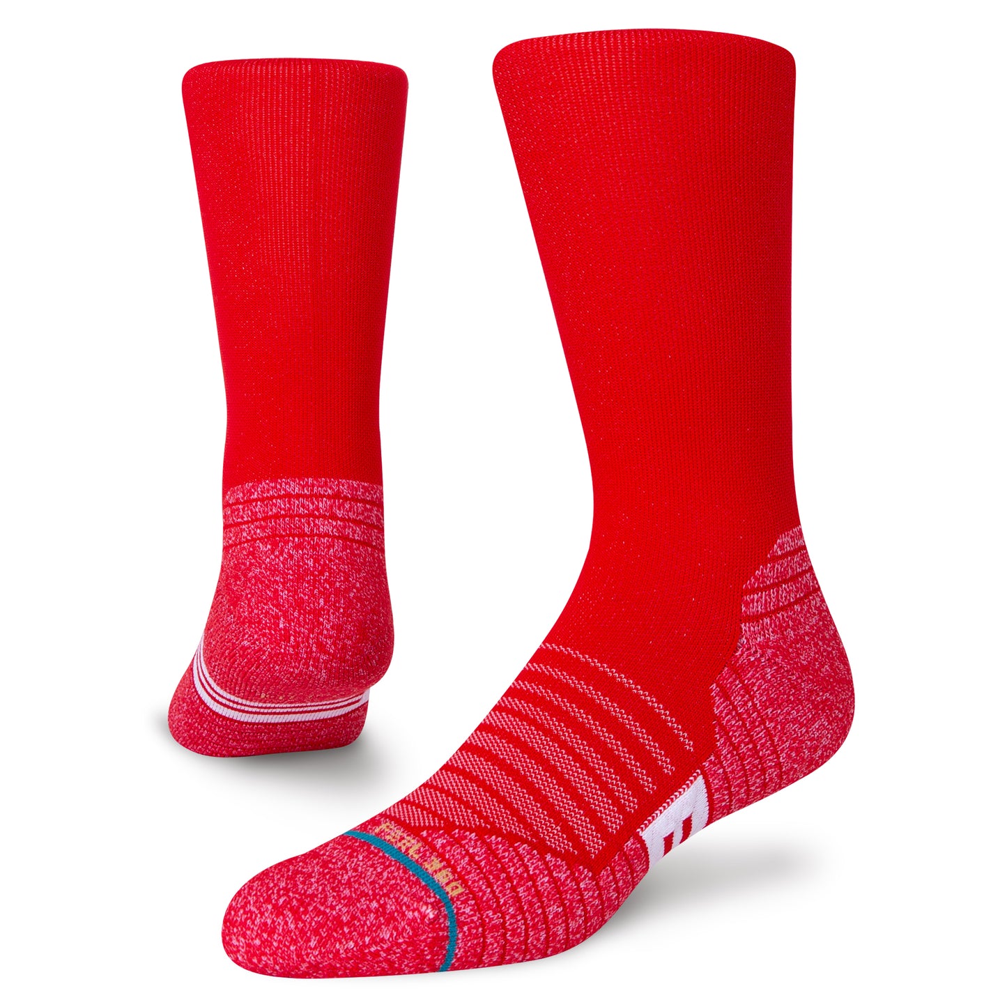 Stance Versa Crew Socks (Medium, Red)