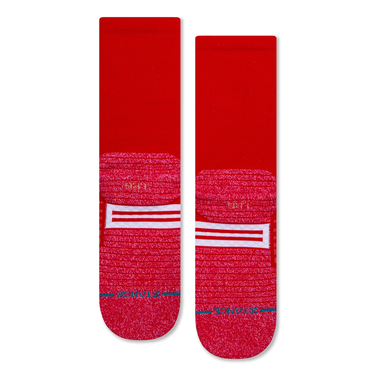 Stance Versa Crew Socks (Medium, Red)