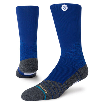 Stance Icon Sport Crew Socks (Large, Bright Royal)