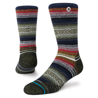 Stance Crew Windy Peak Socks (Medium, Black)