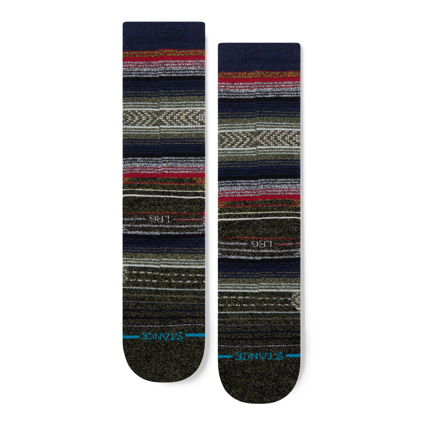 Stance Crew Windy Peak Socks (Medium, Black)