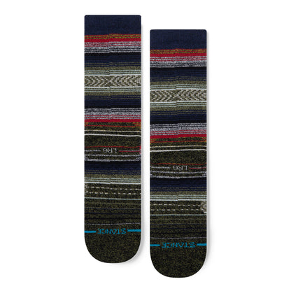 Stance Crew Windy Peak Socks (Medium, Black)