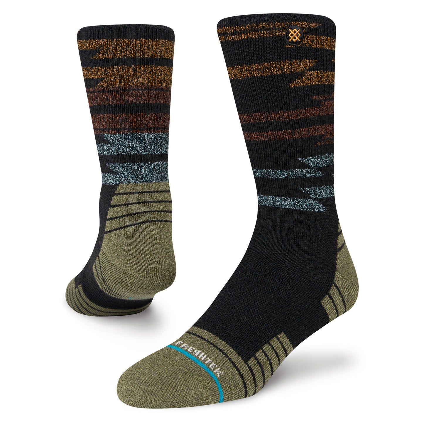 Stance Blanket Statement Crew Socks (Medium, Black)