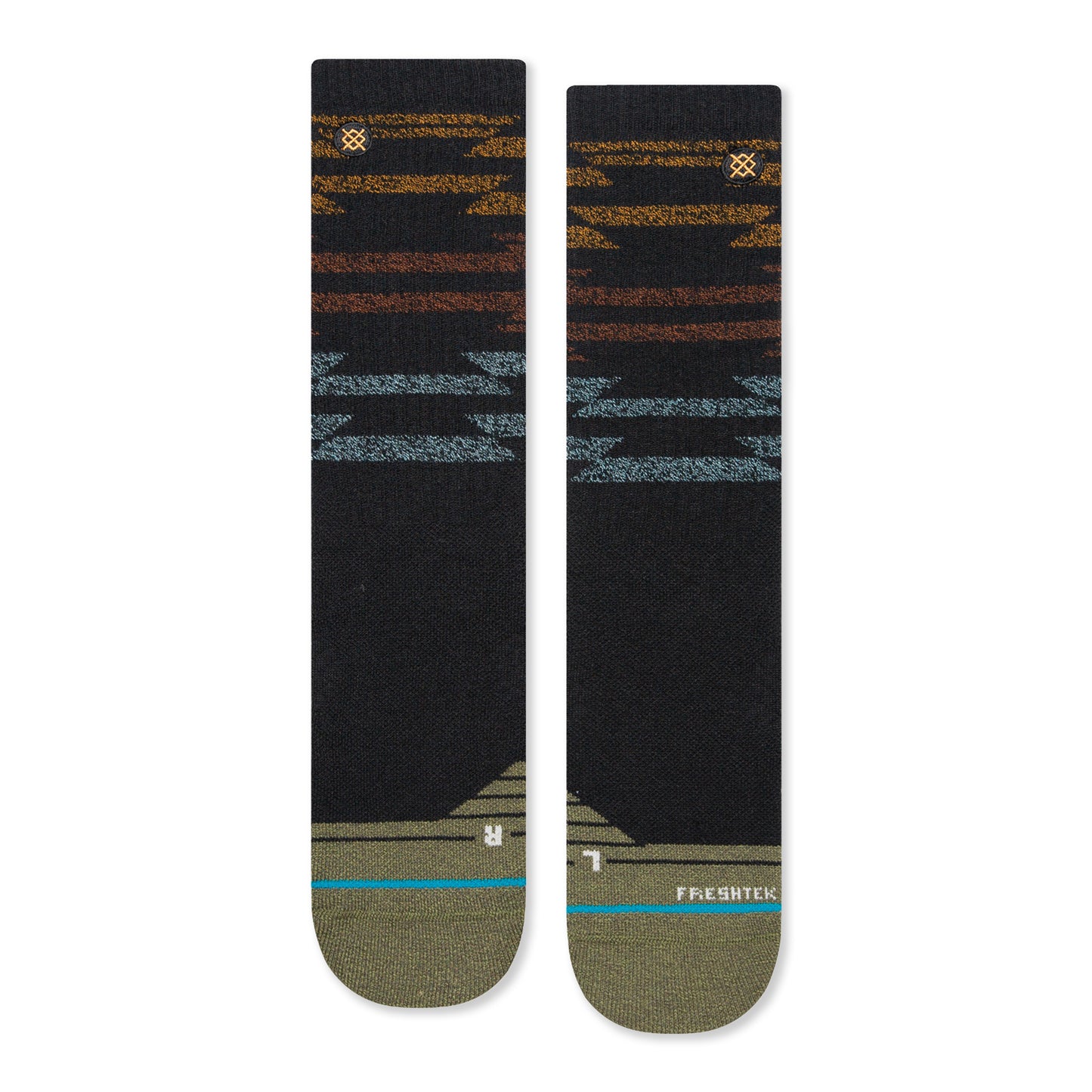 Stance Blanket Statement Crew Socks (Medium, Black)