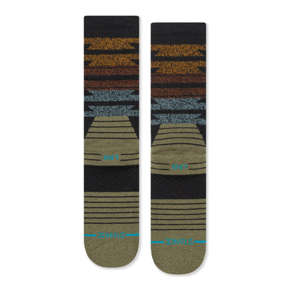 Stance Blanket Statement Crew Socks (Small, Black)