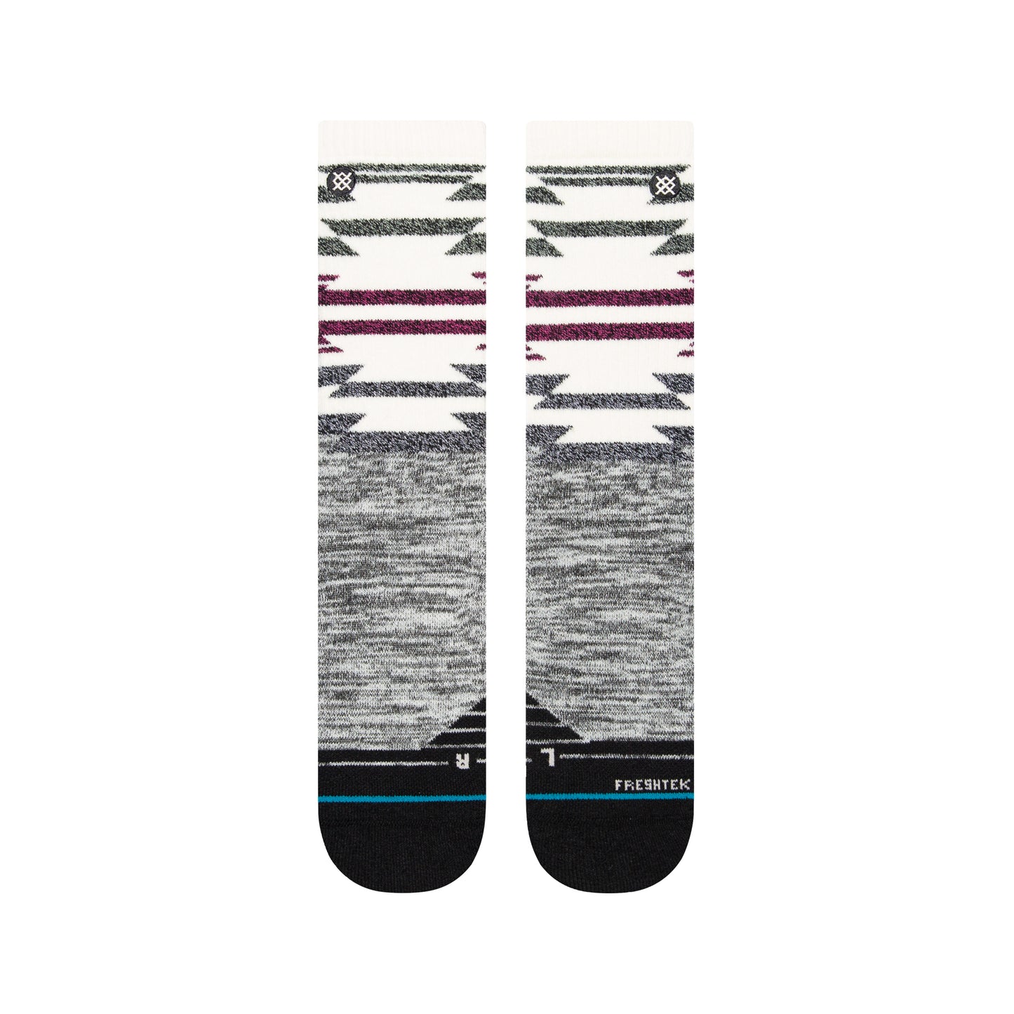 Stance Blanket Statement Crew Socks (Small, Off White)