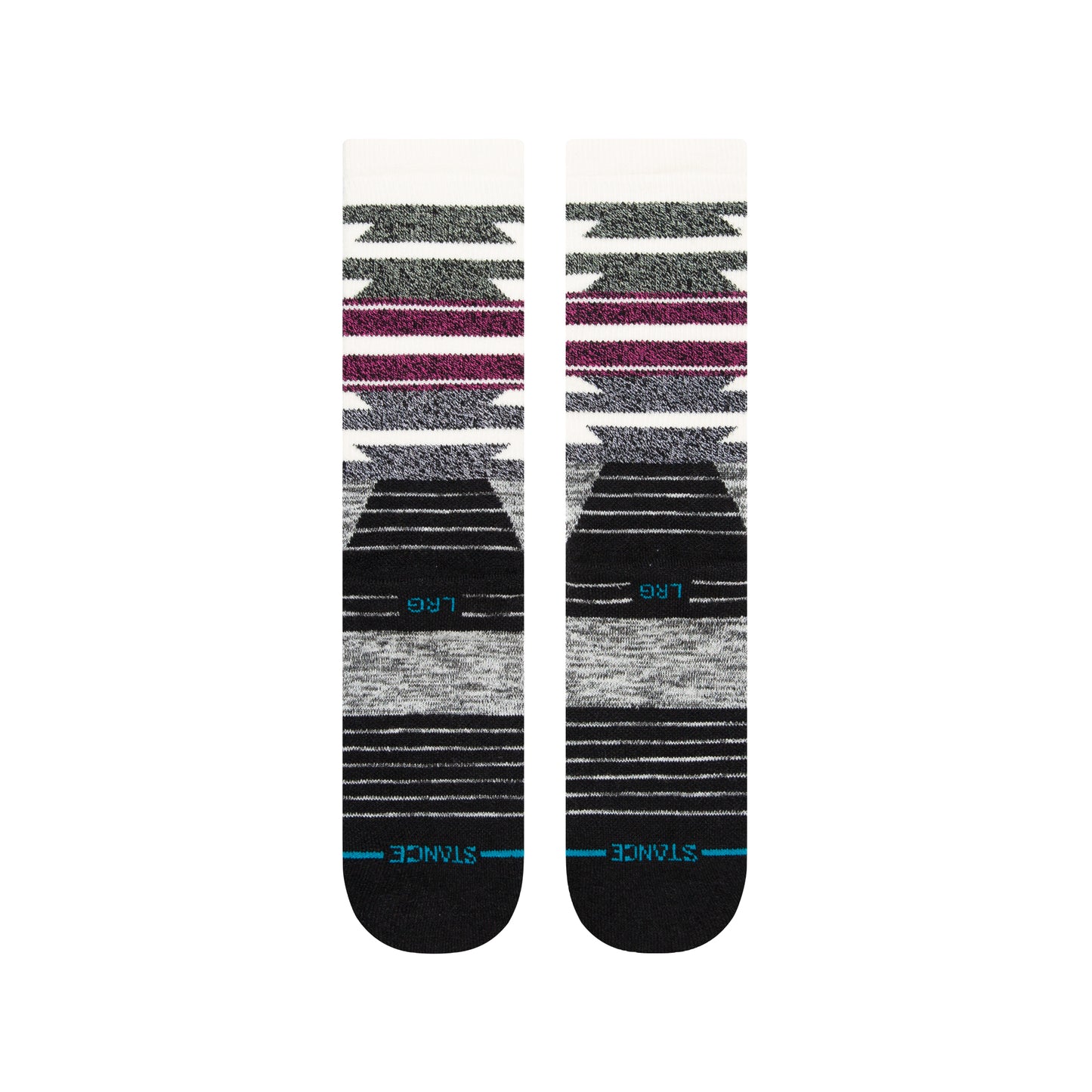 Stance Blanket Statement Crew Socks (Medium, Off White)