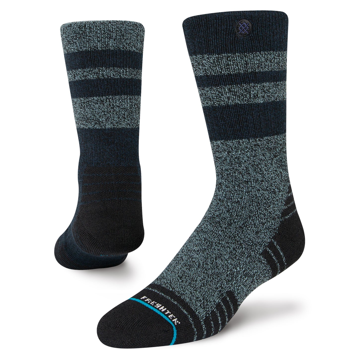 Stance Sidewinder Crew Socks (Medium, Blue)