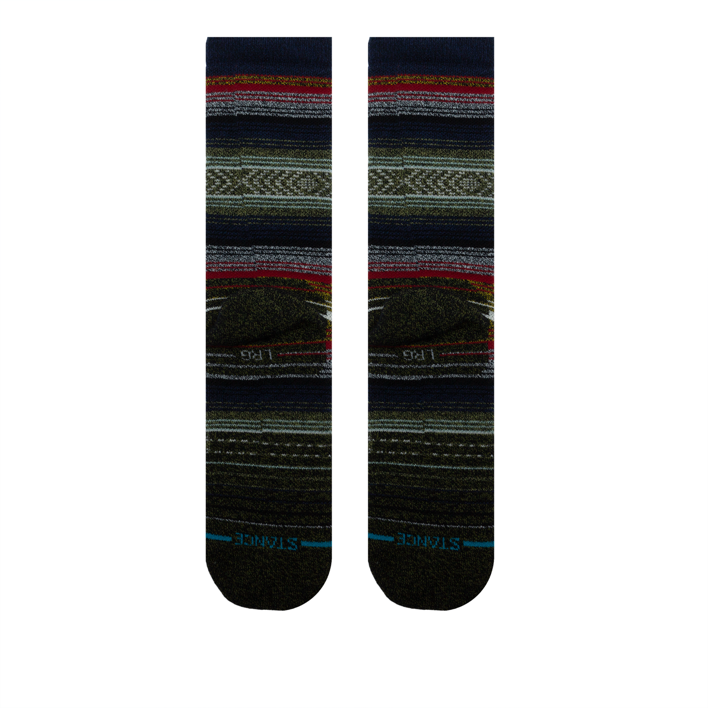 Stance Windy Peaks Crew Socks (Small, Black)