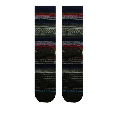 Stance Windy Peaks Crew Socks (Small, Black)