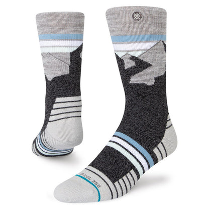 Stance Camp Phelan Crew Socks (Small, Grey)