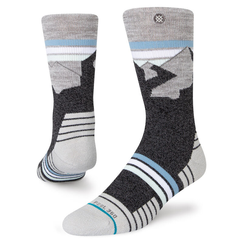 Stance Camp Phelan Crew Socks (Small, Grey)