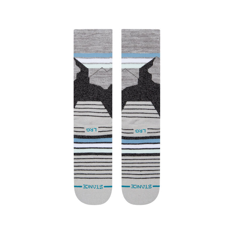 Stance Camp Phelan Crew Socks (Small, Grey)