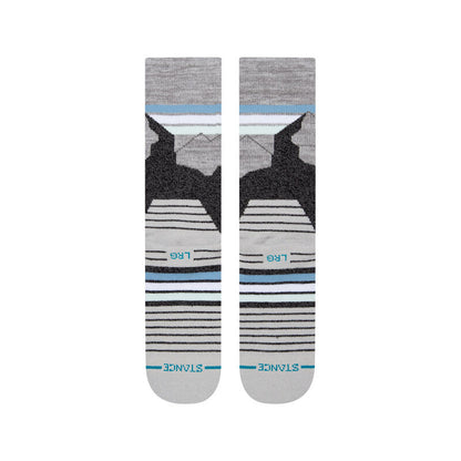 Stance Camp Phelan Crew Socks (Small, Grey)