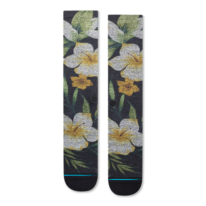 Stance Rivi Dress OTC Socks (Large, Black)