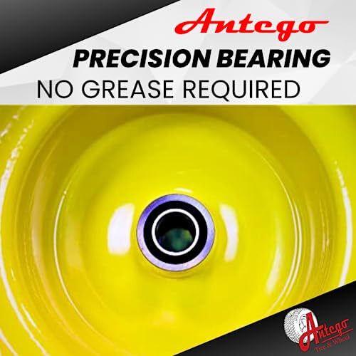 (Set of 2) 16x6.50-8 Tires & Wheels 4 Ply for Lawn & Garden Mower Turf Tires .75" Bearing. (Because we supply a precision ball bearing the shaft must be clean and straight for them to fit properly)