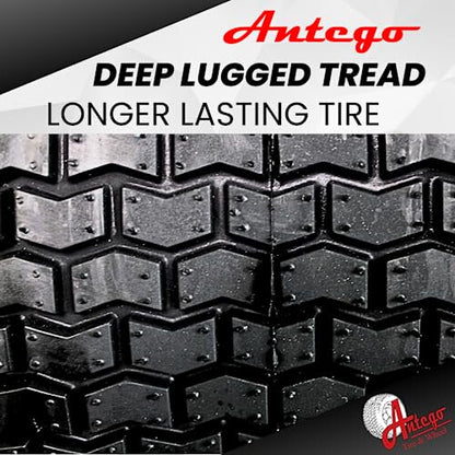(Set of 2) 16x6.50-8 Tires & Wheels 4 Ply for Lawn & Garden Mower Turf Tires .75" Bearing. (Because we supply a precision ball bearing the shaft must be clean and straight for them to fit properly)