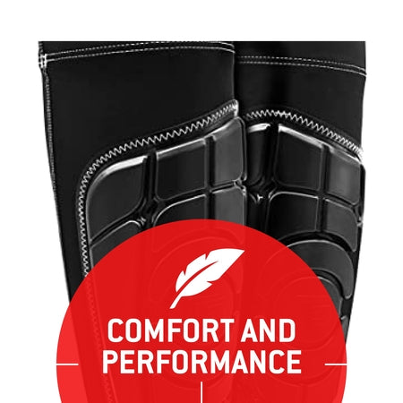 G-Form Pro-S Elite Soccer Shin Guards - Soccer Pads for Adults - Athletic Gear - Black/Red, Large