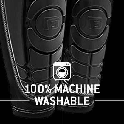 G-Form Pro-S Elite Soccer Shin Guards - Soccer Pads for Adults - Athletic Gear - Black/Red, Large