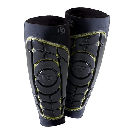 G-Form Pro-S Elite Soccer Shin Guards - Soccer Pads for Adults - Athletic Gear - Black/Yellow, X-Large