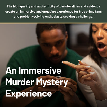 Hunt A Killer & Agatha Christie's The Mystery of Hunter's Lodge - Murder Mystery Game for True Crime Fans with Evidence & Puzzles - Solve Crimes at Date Night or Family Game Night - Age 14+