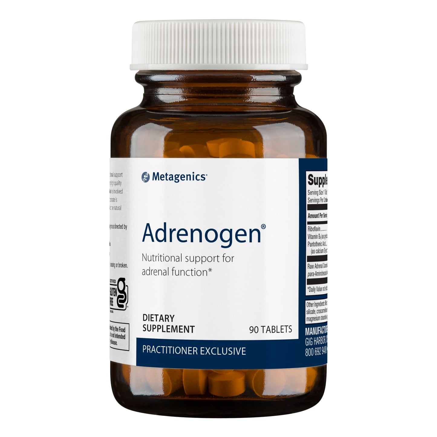 Metagenics Adrenogen, Nutritional Support Supplement to Support Healthy Adrenal Function - 90 Tablets