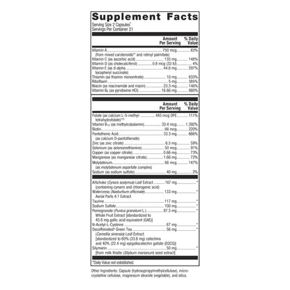 Metagenics AdvaClear Daily Support for Detoxification 42 Count (Pack of 1)