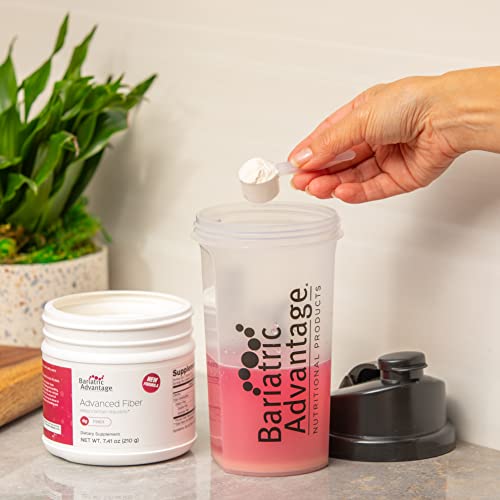 Bariatric Advantage Advanced Fiber, Powdered Formula Supports a Healthy Intestinal Environment and Increases Absorption of Calcium and Magnesium - Unflavored, 30 Servings