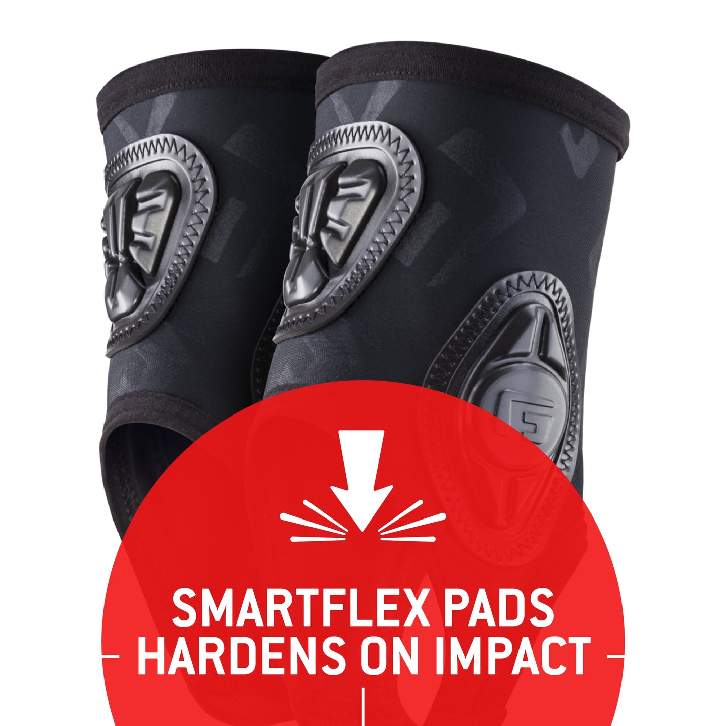 G-Form Pro-X Ankle Guard - Soccer Training Equipment and Bike Accessories - Black Logo, Adult Large/X-Large