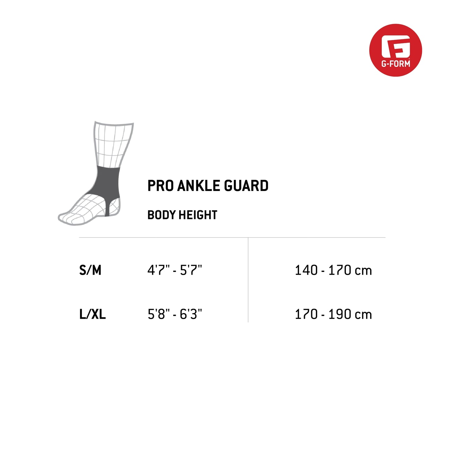 G-Form Pro-X Ankle Guard - Soccer Training Equipment and Bike Accessories - Neon Pink, Adult Large/X-Large