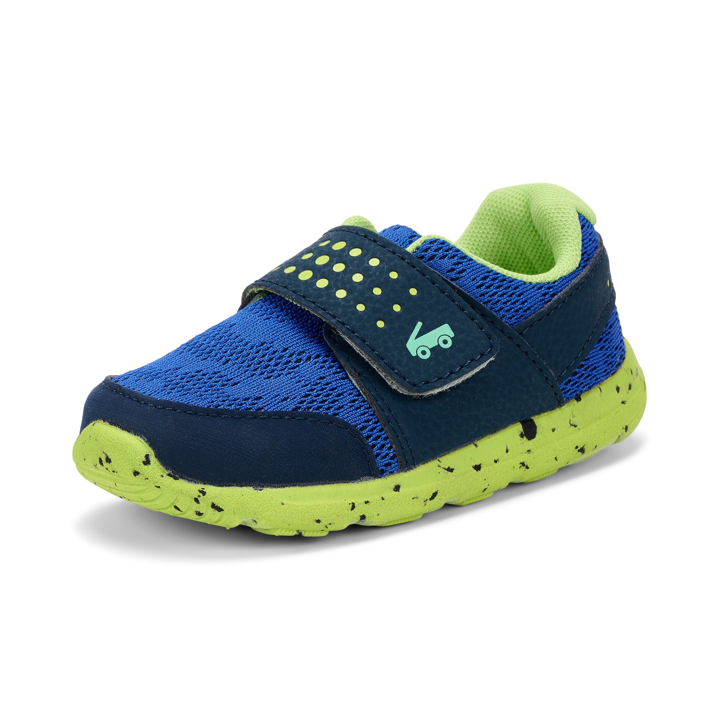 See Kai Run - Ryder II FlexiRun Athletic Shoe for Little Kids, Blue/Lime, Toddler 5