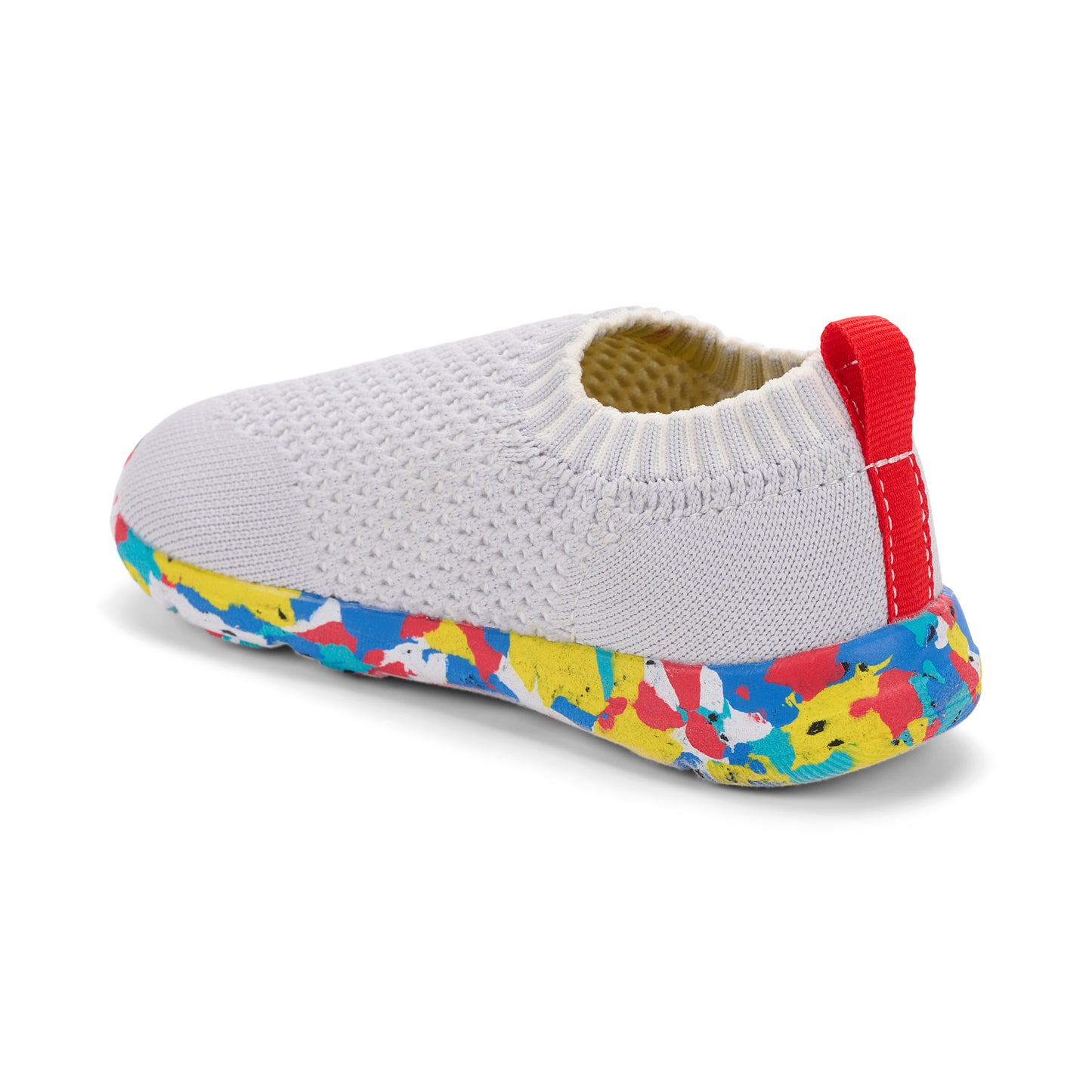 See Kai Run - Ryder Knit FlexiRun Slip-on Athletic Shoe for Little Kids, Gray/Multi, Toddler 7
