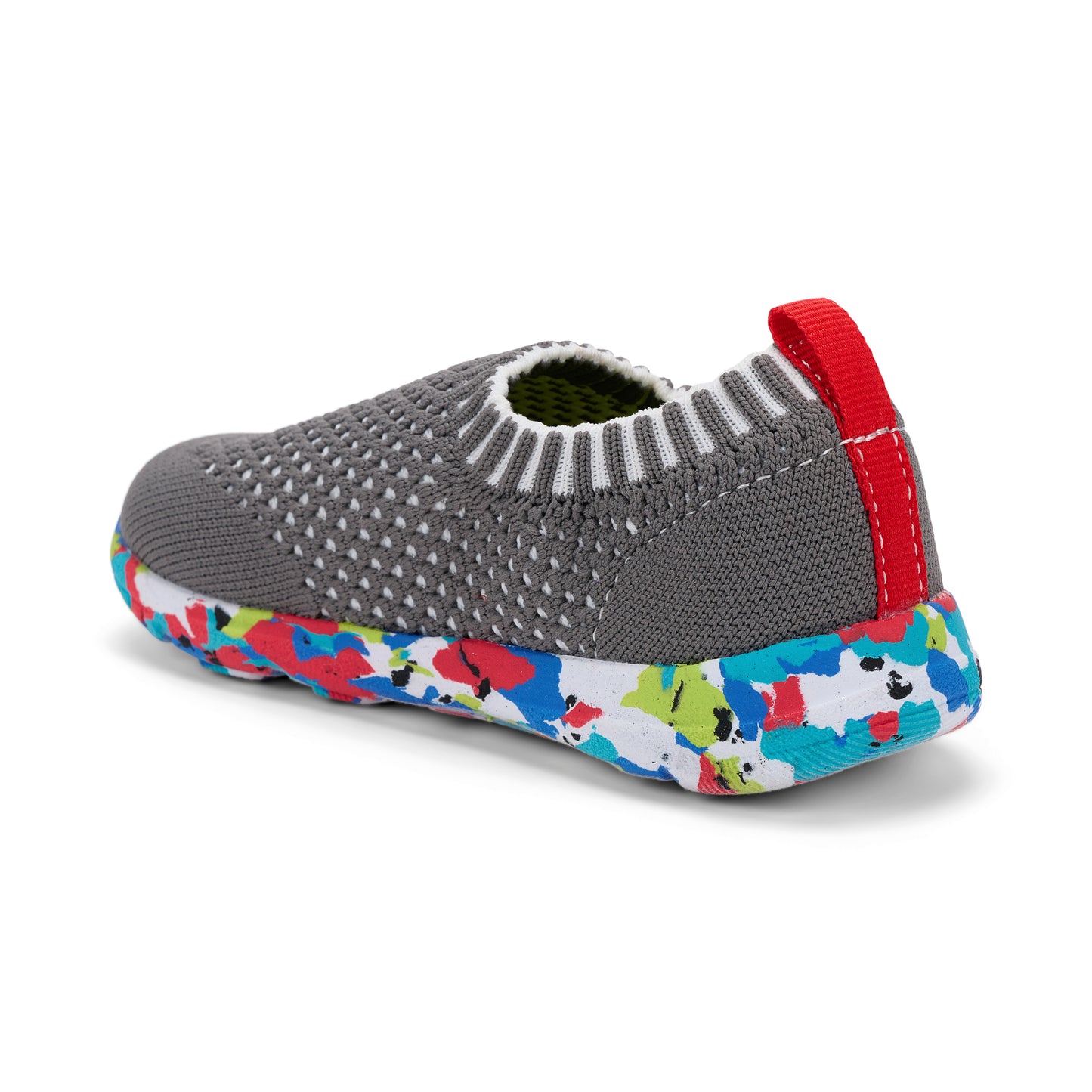 See Kai Run - Ryder Knit FlexiRun Slip-on Athletic Shoe for Little Kids, Dark Gray, Little Kid 11
