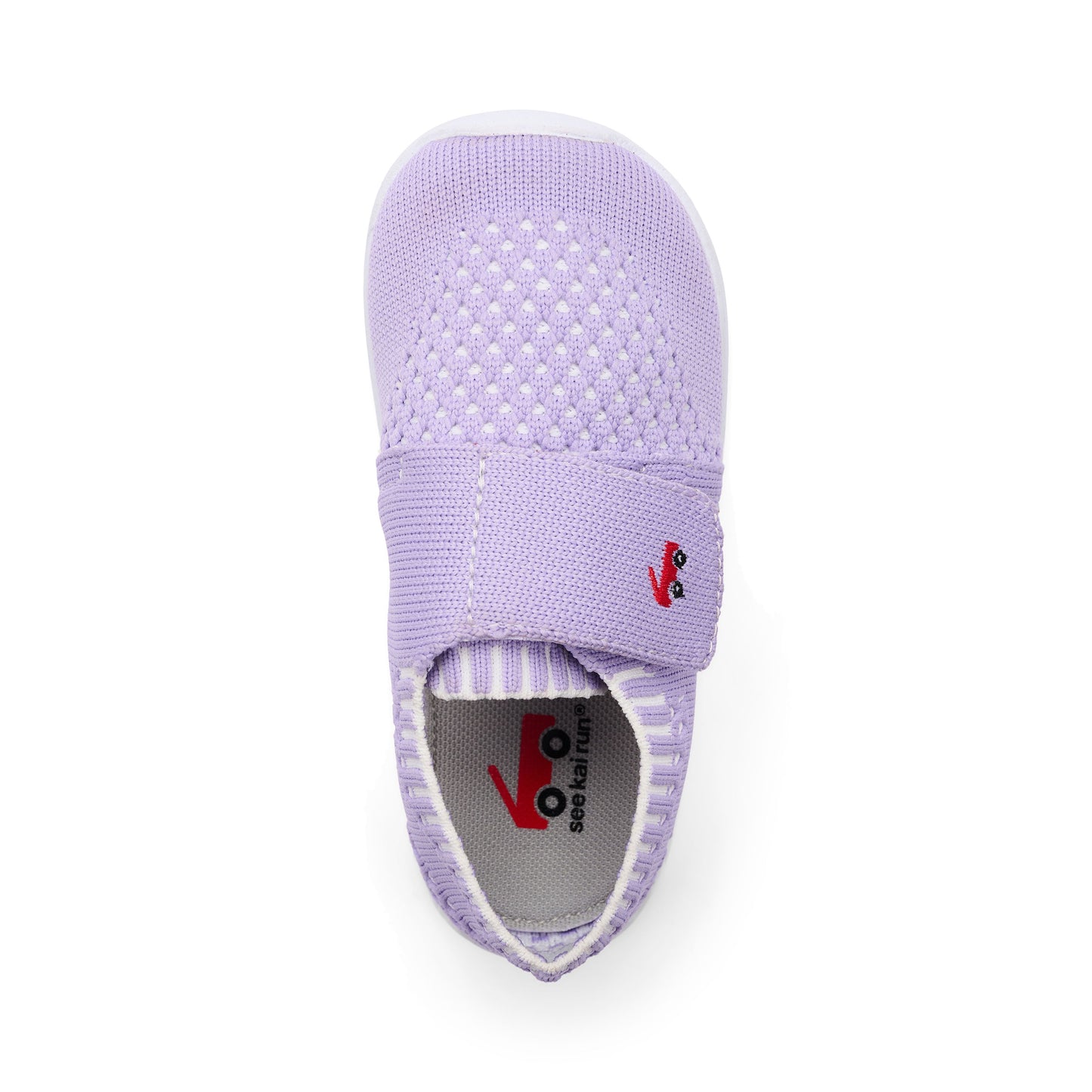 See Kai Run - Knit Strap FlexiRun‚Ñ¢  Athletic Shoe for Toddlers, Lavender, 5