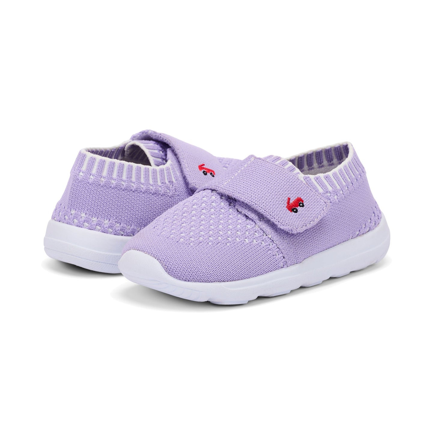 See Kai Run - Knit Strap FlexiRun‚Ñ¢  Athletic Shoe for Toddlers, Lavender, 5