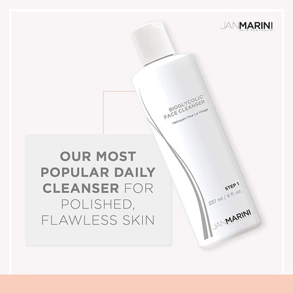 Jan Marini Bioglycolic Facial Cleanser, Pink, 237 ml (Pack of 1)
