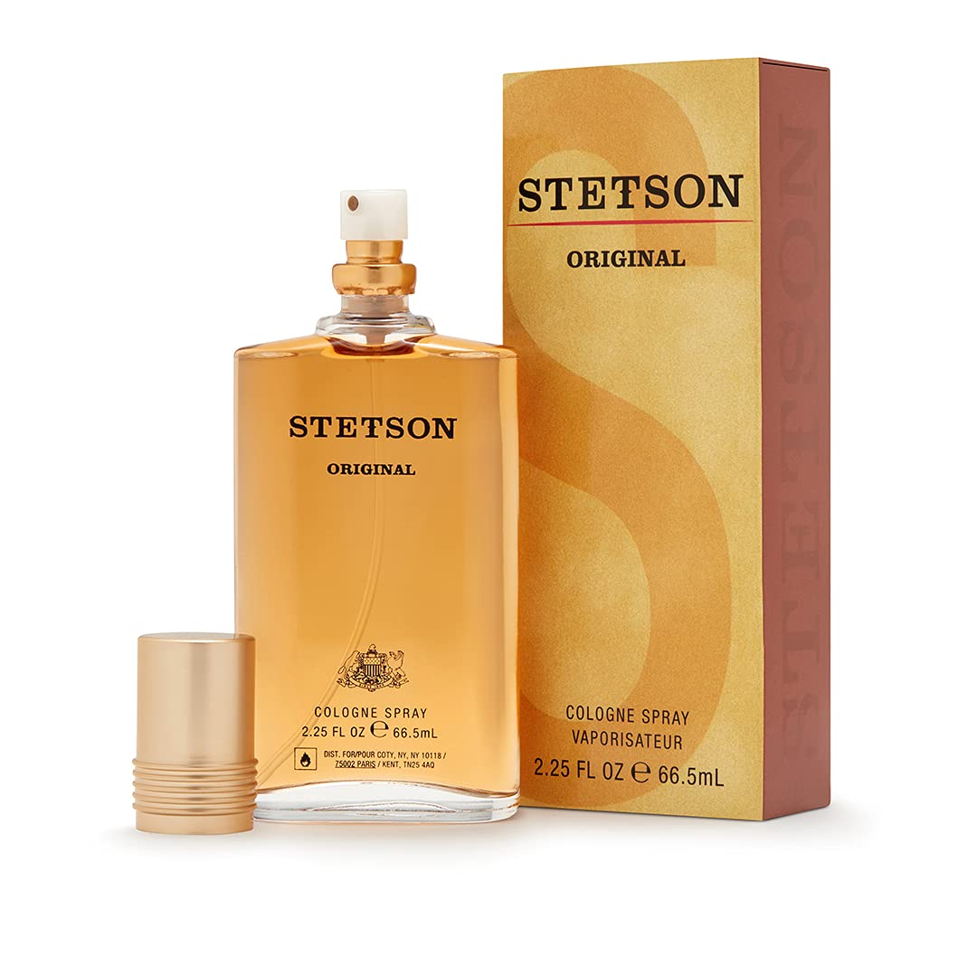 Stetson Original by Scent Beauty - Cologne for Men - Classic, Woody and Masculine Aroma with Fragrance Notes of Citrus, Patchouli, and Tonka Bean - 2.25 Fl Oz