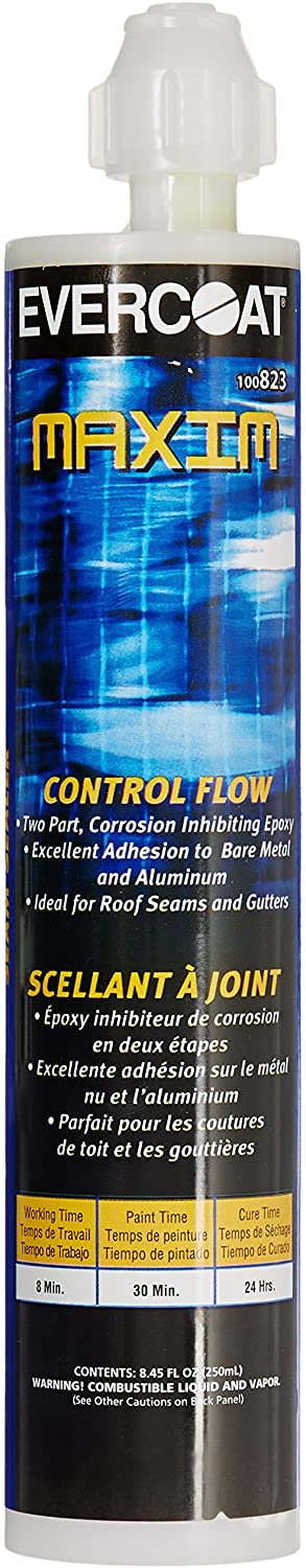 Evercoat Maxim Control Flow Seam Sealer for Gutters, Roof Lines, and Sloped Areas - 8.5 Fl Oz