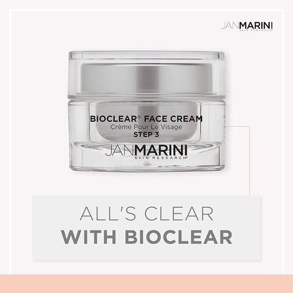 Jan Marini Skin Research Bioclear Face Cream | Glycolic, Salicylic & Azelaic Acid Solution - 1 Oz